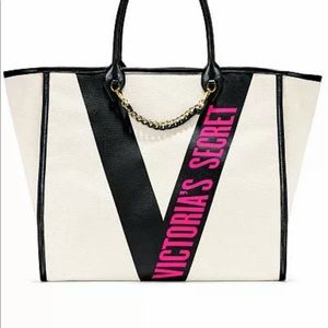 Ribbon logo city Tote